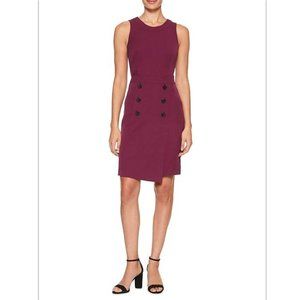 LIKE NEW Banana Republic Factory Burgundy Dress 12P